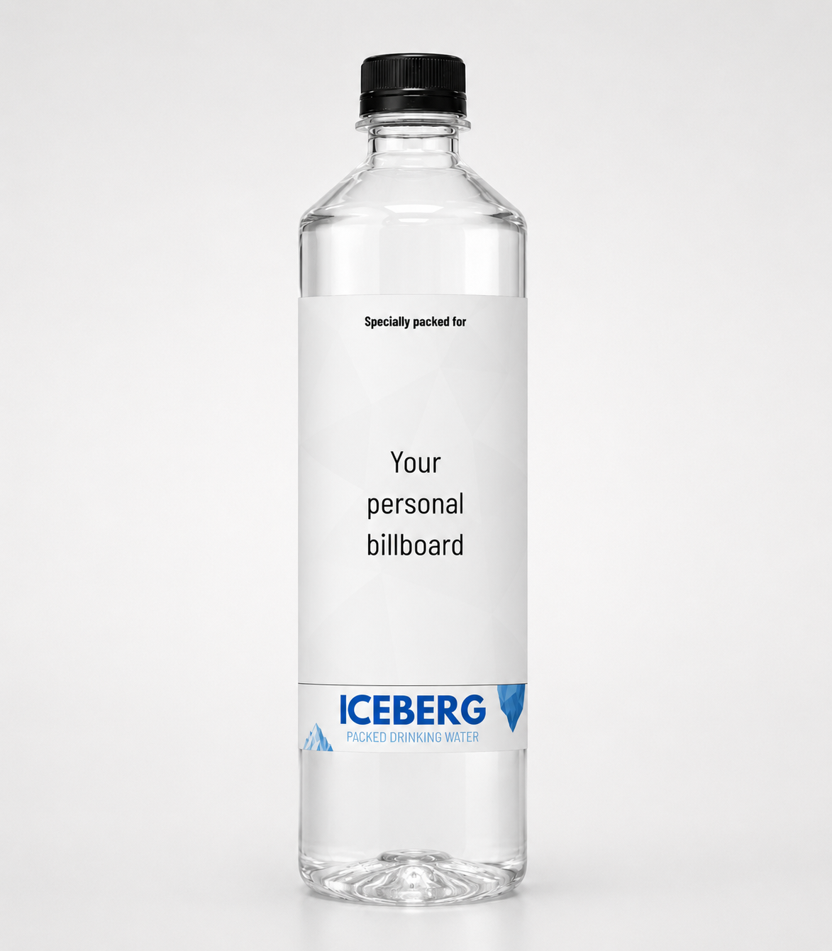 1 L ICEBERG bottle mockup